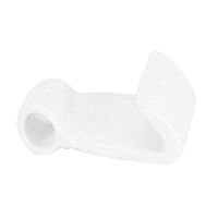 Hook f/Infl. Boat Cover, 40x40mm, Ø6mm Rope, White