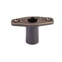 Oarlock Socket, Top-Mount, White