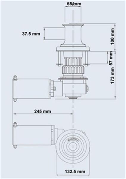 Maxwell VC Serisi 600W 12V  Capstan