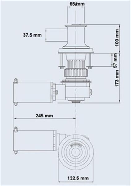 Maxwell VC Serisi 600W 24V  Capstan