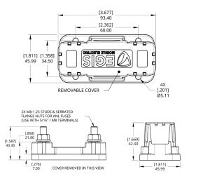 EGIS ANL Sigorta Bloğu 35-300 Amp
