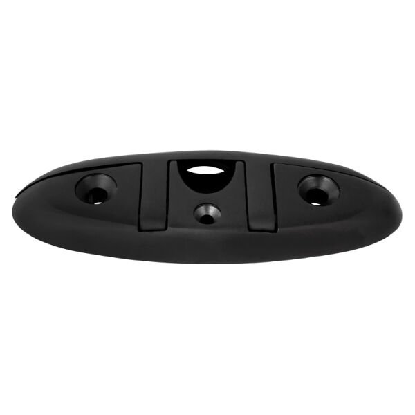 Folding Cleat, Inox 316, 152mm (6''), Black
