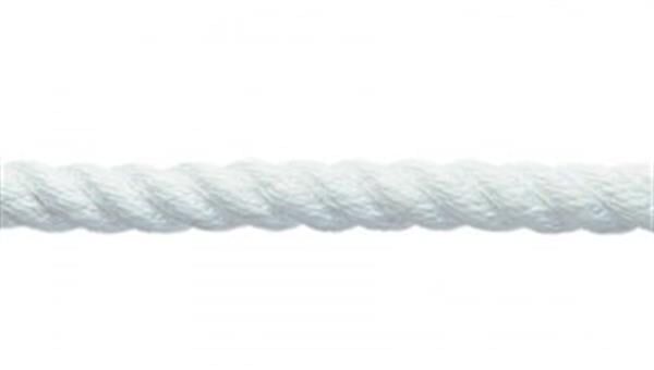 Polyester örgü halat, beyaz, 6mm