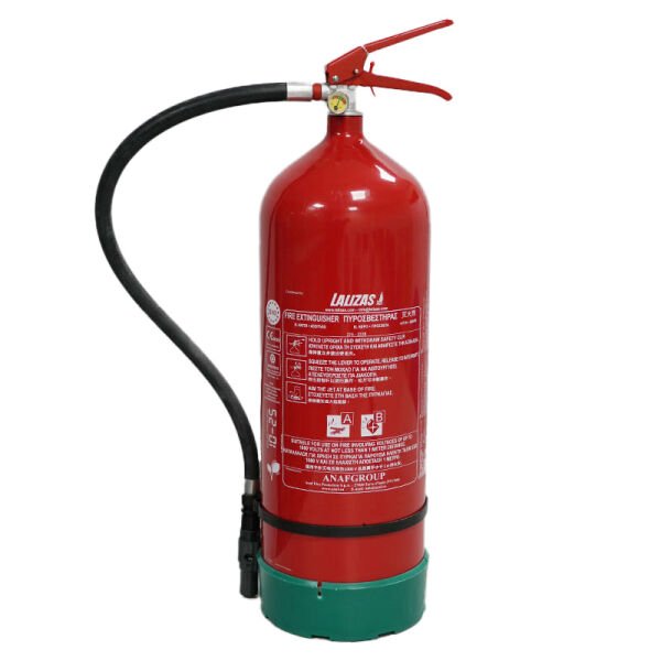 LALIZAS Yangın Söndürücü PFAS'sız Köpük, 9L,Stored Pressure, Duvar Braketli,SOLAS/MED(EN,GR,CN)