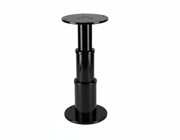 Barka Elektrikli Masa Ayağı, Siyah. 12V. 2 Kademe-700mm