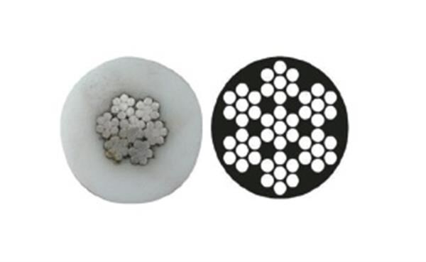 PASLANMAZ ÇELİK İZOLELİ HALAT, 4x6MM, 7x7, AISI316