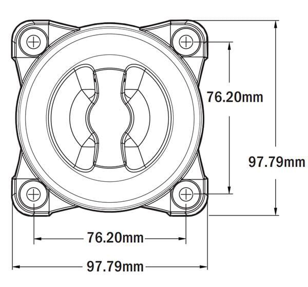 T-POWER AKÜ ŞALTERİ 350A - 4 POZİSYONLU