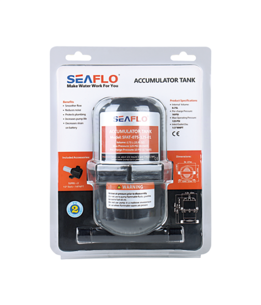Seaflo Hidrofor Genleşme Akümülatör Basınç Tankı 0.75 Lt
