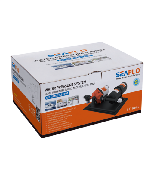 Seaflo Tanklı Hidrofor 12 V - 20.8 Lt. / Dk 1 Lt Tanklı