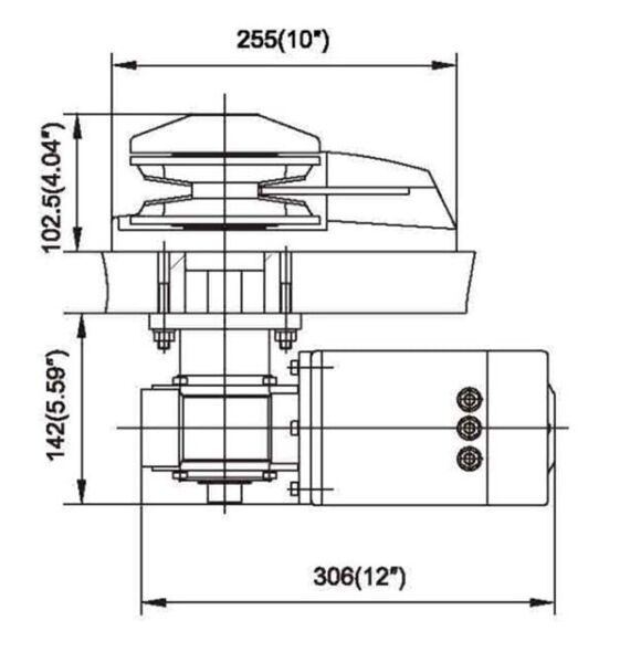 BADA C1512 IRGAT, 12V - 1500W, 8MM