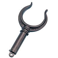 Oarlock, Ø57mm,  Polyamide, Black