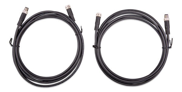 MALE TO FEMALE 3 POLE CABLE 1M (BAG OF 2) (M8)