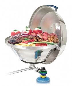 Magma Marine Kettle® gazlı ocak/mangal kombinasyonu
