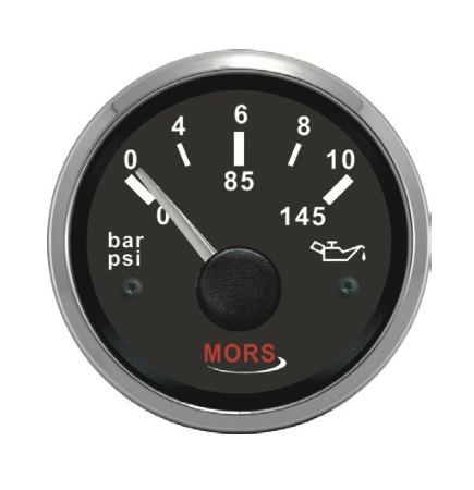 Mors Yağ Göstergesi 10 Bar 55 mm 12-24 Volt