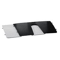 Transom Pad, 450x360mm, w/Cleft, White