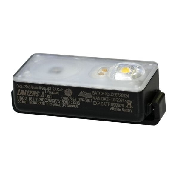 LALIZAS Canyeleği Lambası LED flaşlı ''Alkalite II'' ON-OFF, su temaslı, SOLAS/MED/USCG-MER/TC