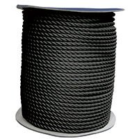 CABO Bağlama Halatı-Üç Kollu,Polyester, Siyah, Diam.16M