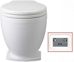 Jabsco Lite Flush elektrikli marin tuvalet