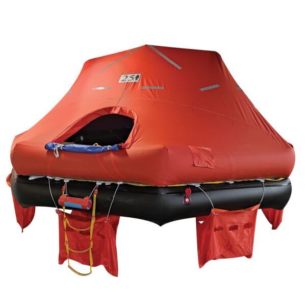 LALIZAS Liferaft SOLAS DEEP SEA II,TOB,20 prs,canister (B)