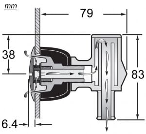 Attwood P-Trap yakıt tankı havalandırması