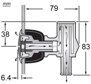 Attwood P-Trap yakıt tankı havalandırması