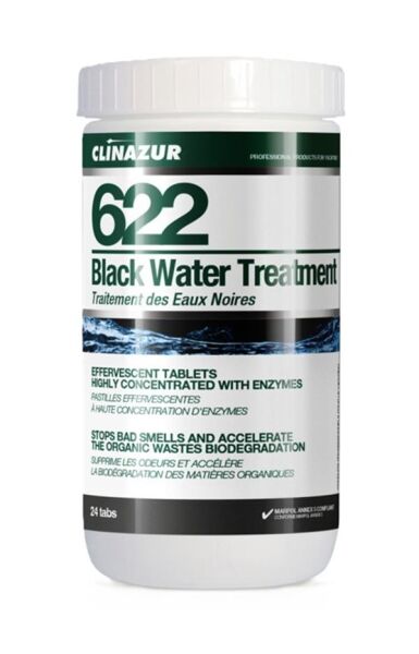 Clin Azur -622- Pis su tankları için tablet 24 adet