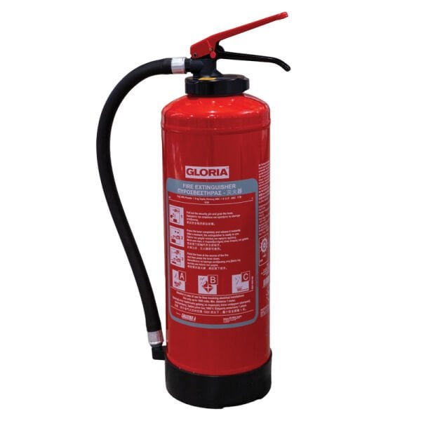 LALIZAS Yangın Söndürücü Kuru Toz,6kg,Kartuş Operated,Duvar Braketli,SOLAS/MED(EN,GR,CN)