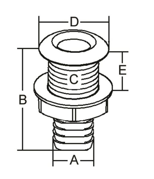 Firar 5/8'' x 75 mm