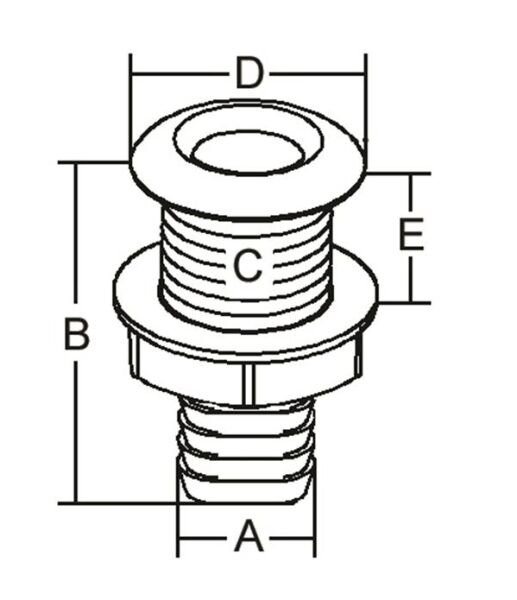 Firar 1-1/4'' x 96 mm