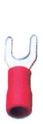 Düz U Yüzey Bağlayıcı,Kırmızı,4,3Mm,0,25-1,15-50Ad