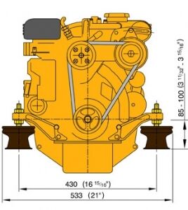 Vetus Diesel M3.29 Deniz Motoru