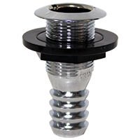 Kanal, Borda Çıkışı, 3/4'' Hortum İçin, Krom Renkli