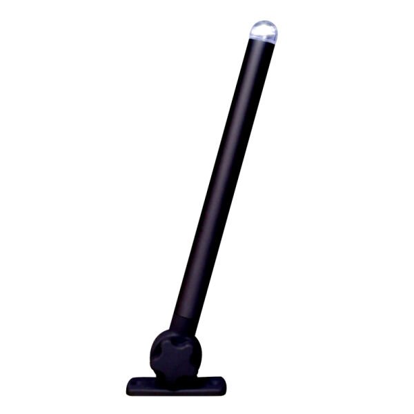 MICRO LED Işıklı Direk Katlanır 60cm, Beyaz Işık, Siyah