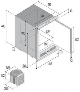 Vitrifrigo IM XR OCX2 Hydro buz makinesi